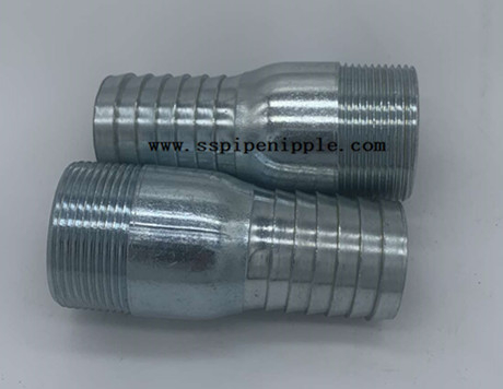 Male Thread KC Nipple DE 1/2"  Carbon Steel Zn Plated Safety Sealing
