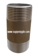 Niple Acero Inoxidable 304/316  CEDULA 40 ROSCA  11/4" X 10"    NPT  ANSI/ASME  B1.20.1