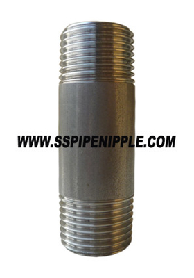 Niple Acero Inoxidable 304/316  CEDULA 40 ROSCA  3/4" X12"    NPT  ANSI/ASME  B1.20.1