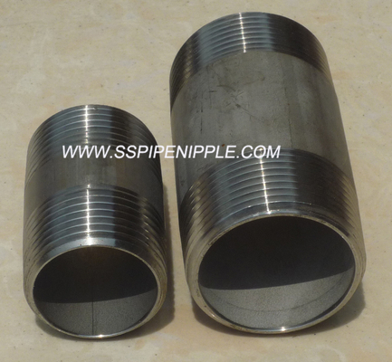 Niple Acero Inoxidable 304/316  CEDULA 40 ROSCA  11/4" X 10"    NPT  ANSI/ASME  B1.20.1