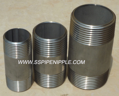 Niple Acero Inoxidable 304/316  CEDULA 40 ROSCA  11/4" X 10"    NPT  ANSI/ASME  B1.20.1