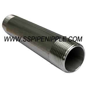 Niple Acero Inoxidable 304/316  CEDULA 40 ROSCA  1/2 X 3" NPT  ANSI/ASME B1.20.1.