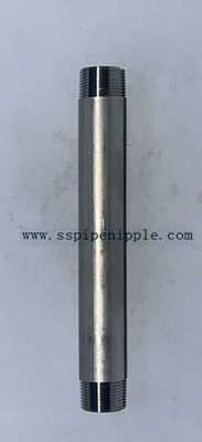 Niple Acero Inoxidable 304/316  CEDULA 40 ROSCA  1/2 X 12" NPT  ANSI/ASME B1.20.1.