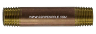 Professional  Brass Pipe Nipple   Barrel Nipple Taper Lead Free