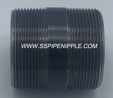 Industrial Black Pipe Nipple   2"X3" Male Threaded Pipe Nipples