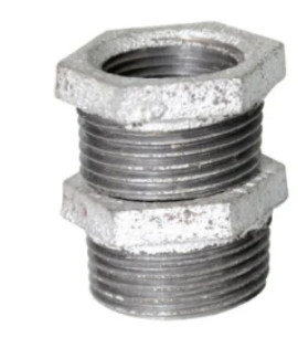 Cast Iron Malleable Iron Threaded Fittings Bushing For Gas / Oil Industry