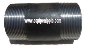 Grade B 	Black Pipe Nipple  ERW Type   Welded Steel Pipe Nipples