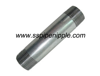 Galvanized Carbon Steel Pipe Nipples  Cedula 40 / Sch 40 3/4" X 6"  ANSI  ASME  B1.20.1