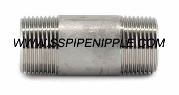 Niple Acero Inoxidable 304/316  CEDULA 40 ROSCA  1/2 X 4" NPT  ANSI/ASME B1.20.1.