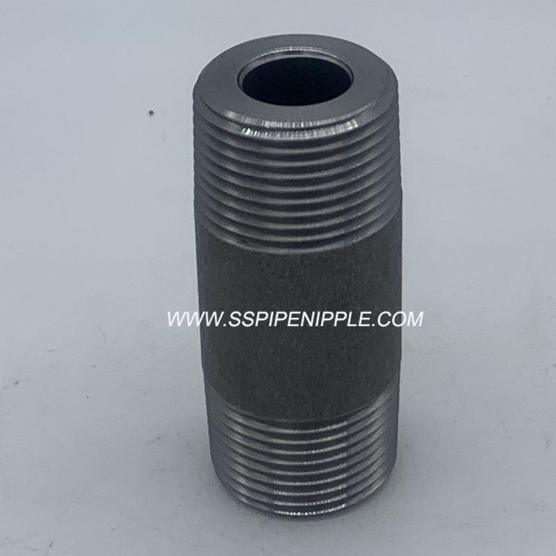 Equal Shape Black Steel Pipe Nipple  Good Ductility  Easy To Operate
