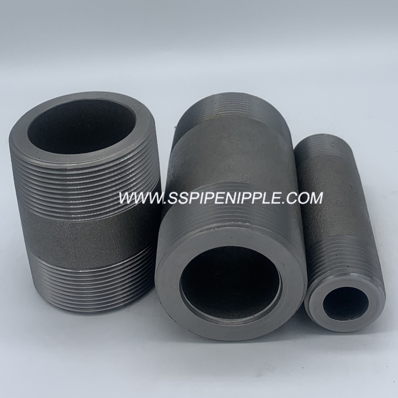 Threaded  BLACK Steel Pipe Nipple High Strength Good Ductility /XH NIPPLES