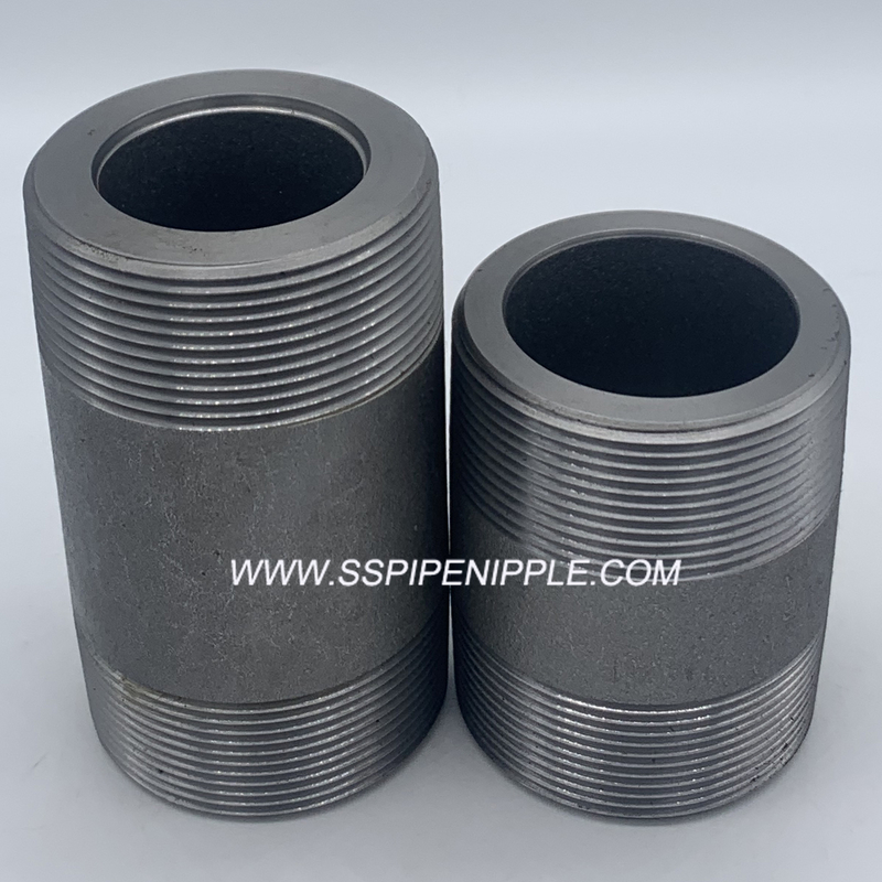 Casting Welded Black Pipe Nipple Corrosion Resistant Long Working Life