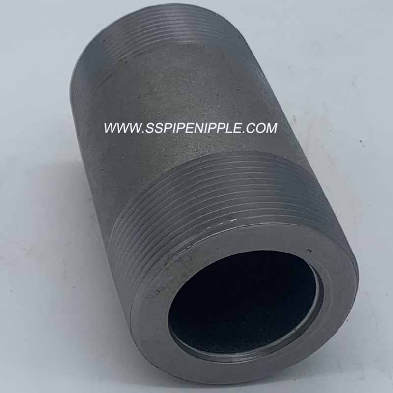 ASTM A106B Black Steel Pipe Nipple   2" X 6" Carbon Steel Pipe Fitting