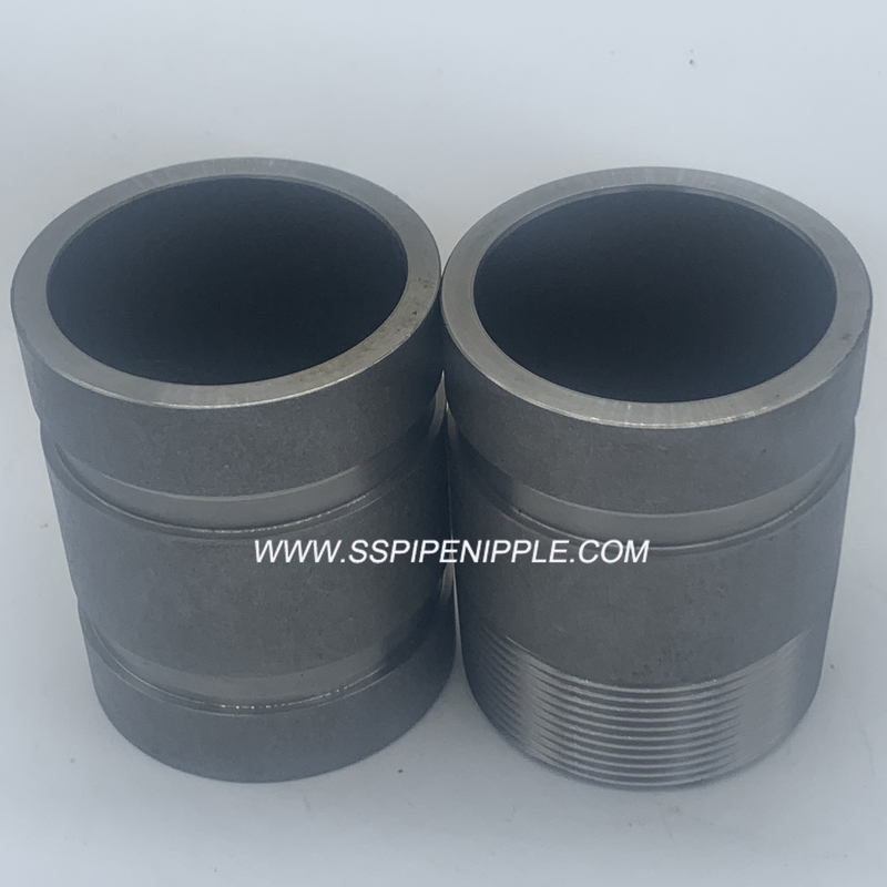 Industrial Grooved Pipe Fittings Groove Pipe Nipple BSPP  BSPT  NPT