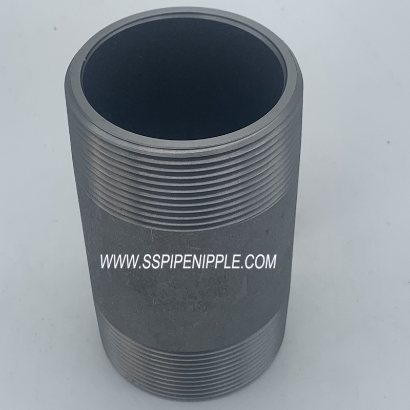 Good Ductility Black Steel Pipe Nipple  3" X 4" XH/SCH80 Easy To Operate