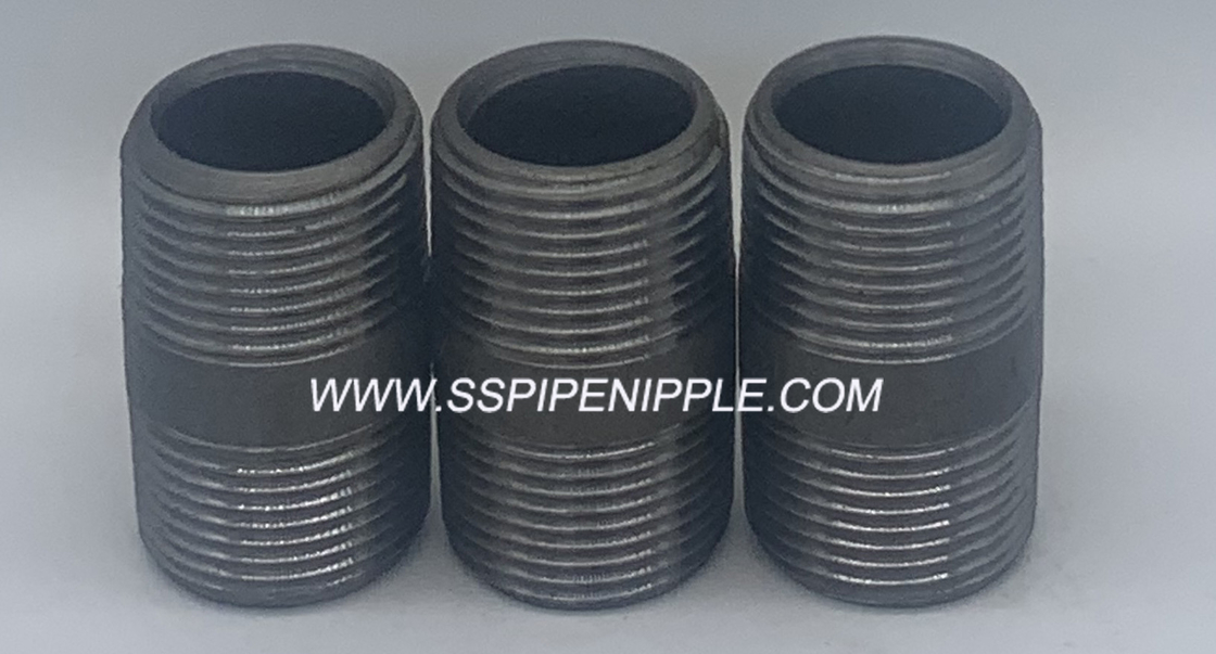 Industrial Black Pipe Nipple Rust Proof Galvanized Steel Pipe Nipple
