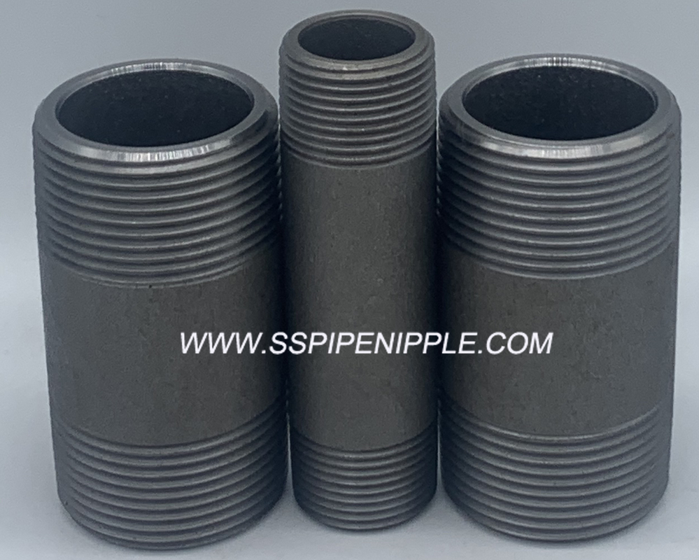 ASTM A106 Threaded Pipe Nipples High Strength Long Working Life