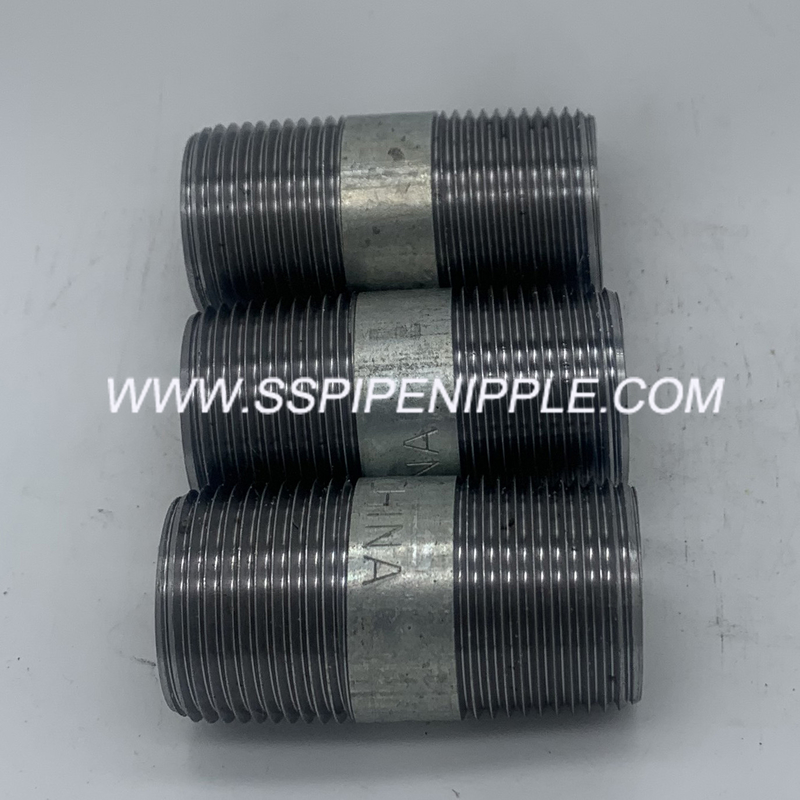 1/2"X2"  Galvanized Steel Pipe Nipple ASTM A53 ANSI/ ASME B1.20.1