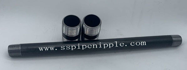 Welded 1/2"  Close Black Steel Nipple Rust Proof Long Working Life