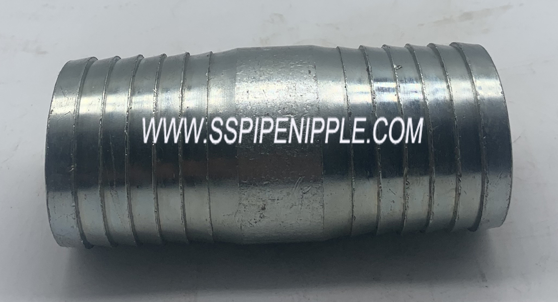 NPT / BSPT Galvanized KC Nipple Light Weight Durable Black Hose Nipple