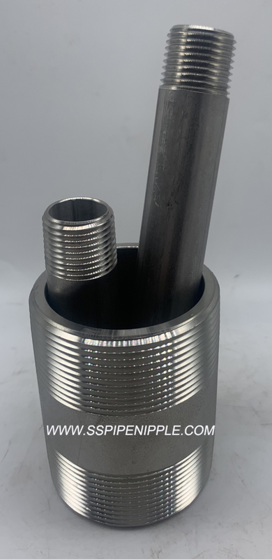 Industrial Stainless Steel Nipple Fittings Construction Machine Building Use